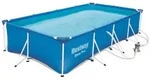 Bestway Pool, Blau, Kunststoff, 5,700 L, Rechteckig, 211x81x400 cm, Freizeit, Pools