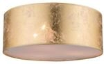 Globo Deckenleuchte 15187D, Gold, Metall, Kunststoff, Textil, 40x17.5x40 cm, Lampen &