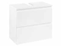 Xora Waschbeckenunterschrank, Weiß, Holzwerkstoff, 1 Schubladen, 60x53x35 cm, Made