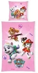 Herding Jugendbettw&auml;sche Paw Patrol, Pink, Textil, 135x200 cm, pflegeleicht,