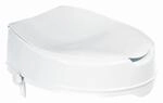 Wc-Sitzerh&ouml;hung, Wei&szlig;, Kunststoff, 36x10x40 cm, Badezimmer, WC Ausstattung, WC