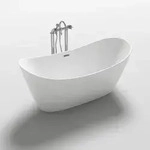 Home Deluxe Freistehende, Wei&szlig;, Keramik, 170x72x80 cm, Badezimmer, Baden & Duschen,