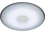 Trio Leuchten Led-Deckenleuchte Shogun, Wei&szlig;, Kunststoff, F, 42.5x6x42.5 cm,