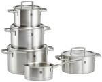 Zwilling Kochtopfset Vitality, Edelstahl, Metall, 5-teilig, 16 cm,20 cm,16 cm, 2