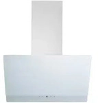 Respekta Dunstabzugshaube Selena, Wei&szlig;, Metall, Glas, 60x74.3-112.3x35.1 cm,