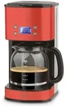 HKoenig Kaffeefiltermaschine, Rot, Metall, 19x36.5x17 cm, K&uuml;chenger&auml;te,