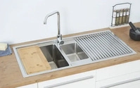 Respekta SP&Uuml;LE Edelstahl 100x20.3x50 cm