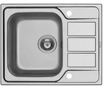 K&uuml;chensp&uuml;le, Edelstahl, Metall, Rechteckig, 50x18x62 cm, K&uuml;chen,