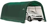 Zeltgarage Sl62741, Grau, Kunststoff, 300x240x610 cm, ohne Boden, regenwasserdicht,