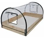 Haushalt International Gew&auml;chshaus, Transparent, Holz, 0.8x1.2 cm, Gartenzubeh&ouml;r,