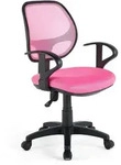 Idimex Schreibtischstuhl, Pink, Textil, Mode, 58x97x58 cm, Arbeitszimmer,