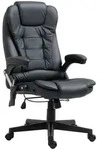 Homcom Massagesessel, Schwarz, Kunststoff, 1-Sitzer, F&uuml;llung: Schaumstoff, 70x121x70