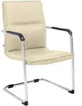 CLP Schwingstuhl, Creme, Metall, 57x92x59 cm, Esszimmer, St&uuml;hle, Esszimmerst&uuml;hle,