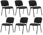 CLP Besucherstuhl, Schwarz, Metall, 53x83x53 cm, Arbeitszimmer, Besucherst&uuml;hle
