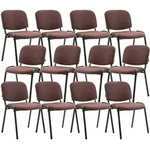 CLP Besucherstuhl, Braun, Metall, 53x83x53 cm, Arbeitszimmer, Besucherst&uuml;hle
