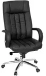 Mid.you Chefsessel, Schwarz, Textil, Drehkreuz, 62x129x50 cm, Wippfunktion,