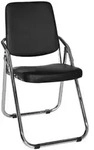Mid.you Klappstuhl, Schwarz, Metall, Textil, Rundrohr, 48x91x40 cm, klappbar,