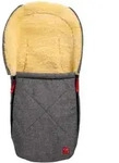 Kaiserbaby Lammfell-Babyschalenfusssack, Dunkelgrau, Fell, 37x7x80 cm, unisex,...