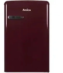 Amica K&Uuml;HLSCHRANK Weinrot 55x86x61.5 cm, Energieeffizienzklasse: E (G-A)