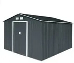 Hattoro Ger&auml;tehaus, Grau, Metall, 277x192x319 cm, Aufbewahrung & Schutzh&uuml;llen,