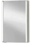 Mid.you Spiegelschrank LED-Line, Wei&szlig;, Metall, 2 F&auml;cher, F, 42.5x67x16.5 cm,