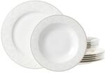 Ritzenhoff Breker Tafelservice Isabella, Beige, Keramik, 12-teilig, Ornament, Essen &