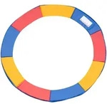 Homcom Randabdeckung,, Rot, Blau, Gelb, Kunststoff, 305x305 cm, Outdoor Spielzeug