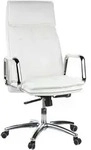 Mid.you Chefsessel, Creme, Metall, Kombination Echtleder/Lederlook, Nappaleder,