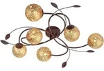 Paul Neuhaus Deckenleuchte Greta, Rost, Metall, Kugel,Kugel, 65x18x65 cm,...