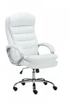 CLP Chefsessel, Wei&szlig;, Metall, 68x116x77 cm, Arbeitszimmer, B&uuml;rost&uuml;hle, Chefsessel