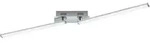 Eglo Led-Deckenleuchte Lasana 2, Chrom, Metall, Kunststoff, 6x8x100 cm, Lampen &