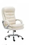 CLP Chefsessel, Creme, Metall, 68x116x77 cm, Arbeitszimmer, B&uuml;rost&uuml;hle, Chefsessel