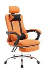 CLP Chefsessel, Orange, Metall, 60x120x63 cm, Arbeitszimmer, B&uuml;rost&uuml;hle, Chefsessel