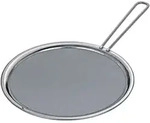 K&uuml;chenprofi Spritzschutz Deluxe, Edelstahl, Metall, Kochen, Pfannen, Pfannen