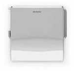 Brabantia Toilettenb&uuml;rstengarnitur, Silber, Metall, 14.4x11.8x16.5 cm, Badezimmer,