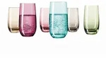 Leonardo Gl&auml;serset Sora, Mehrfarbig, Glas, 6-teilig, 390 ml, 23.4x14x15.6 cm, Essen