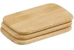 Zassenhaus Schneidebrett-Set, Hellbraun, Holz, 3-teilig, 15x1x22 cm,...