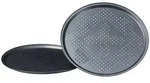 Relaxdays Pizzableche, Anthrazit, Metall, 32x1.3x32 cm, Backen, Backformen,