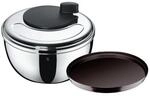 WMF Salatschleuder Gourmet, Schwarz, Metall, Kochen, K&uuml;chenhelfer,...