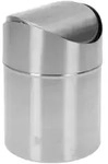 Mondex Kosmetikeimer, Silber, Metall, 12.5x19.3x12.5 cm, Badaccessoires,