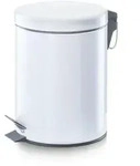 Zeller Present Kosmetikeimer, Wei&szlig;, Metall, Rund, 20.5x28x20.5 cm, Badaccessoires,