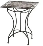 CLP Gartentisch, Bronze, Metall, 60x72x60 cm, Gartenm&ouml;bel, Gartentische,