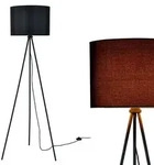 lux.pro Stehleuchte, Schwarz, Metall, 40x150x40 cm, Lampen & Leuchten,