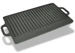 vidaXL Grillplatte, Schwarz, Metall, Kochen, Pfannen, Grillpfannen