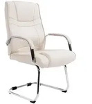 CLP Schwingstuhl, Creme, Metall, 60x104x67 cm, Esszimmer, St&uuml;hle, Esszimmerst&uuml;hle,