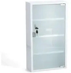 Zeller Present Medizinschrank, Wei&szlig;, Metall, 3 F&auml;cher, 30x60x12 cm,...