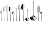 Villeroy & Boch Tafelbesteck, Silber, Metall, Essen & Trinken, Besteck, Besteck-Sets