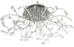 Hell Led-Deckenleuchte Crystal, Chrom, Metall, Kunststoff, Lampen & Leuchten,