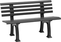 Modante GARTENBANK Graphit 120x74x54 cm
