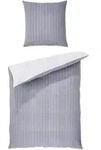 Janine Wendebettw&auml;sche Tango, Silber, Textil, Streifen, 200x200 cm, Textiles